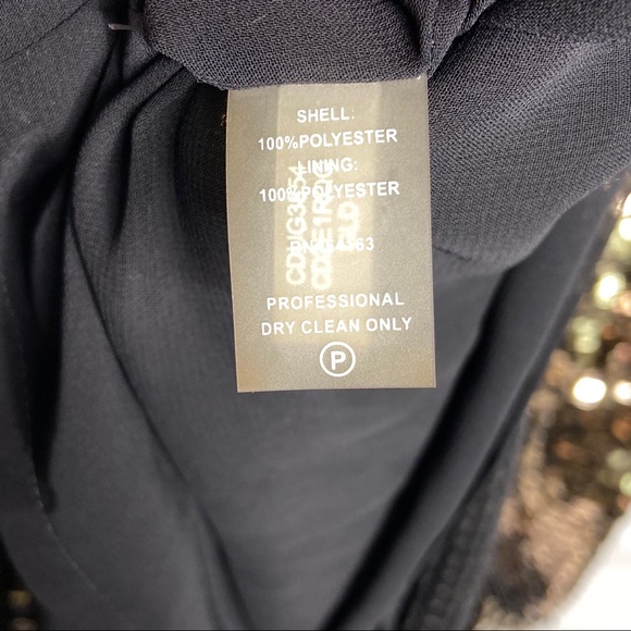 Calvin Klein Gold Sequin Party Dress - Picture 6 of 6